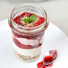 Parfait- Hazelnut Labneh and Balsamic Strawberry